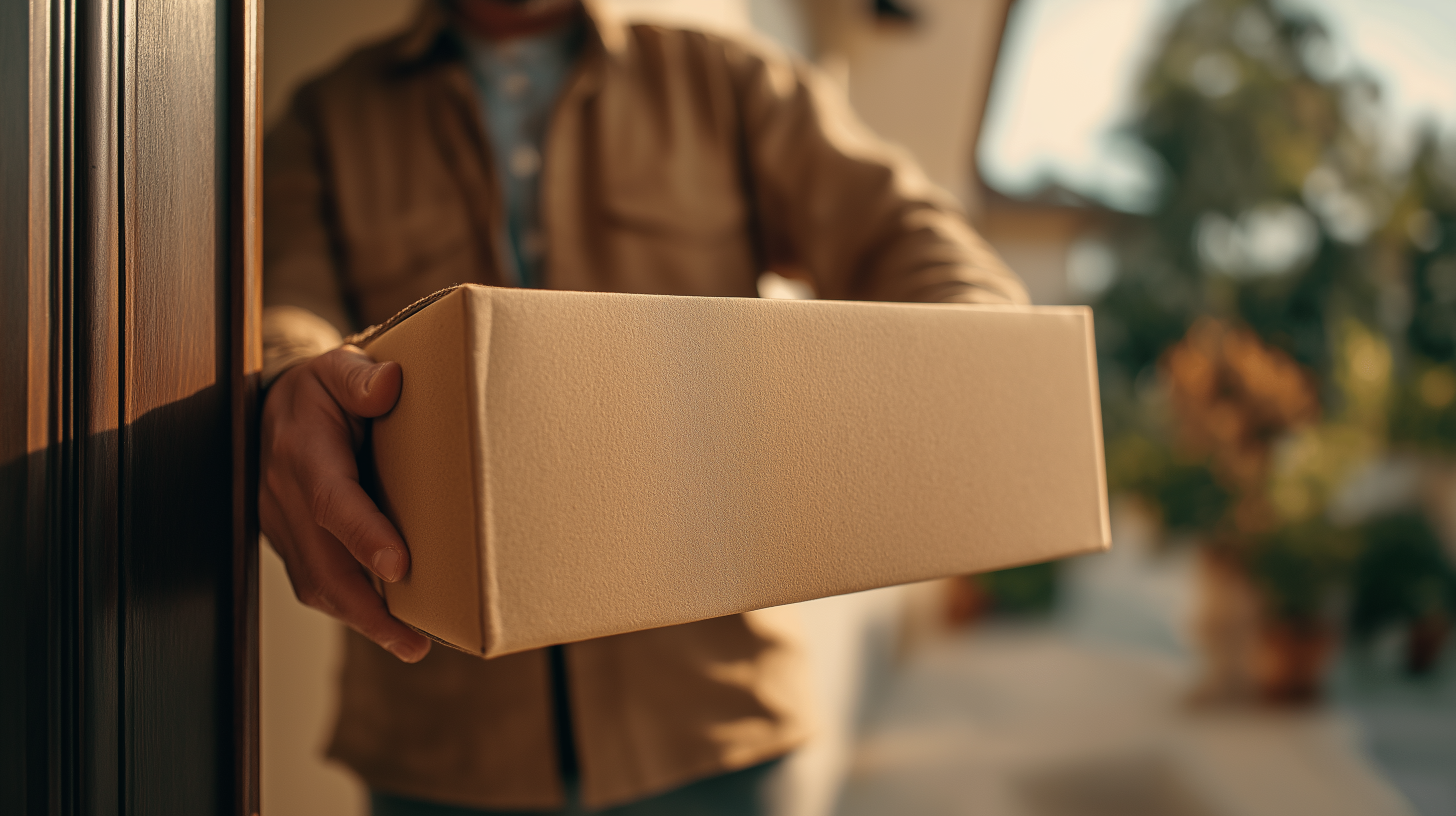A dynamic illustration of an Italian entrepreneur launching their online store, surrounded by elements of trending products and fast shipping with Trusty World Trade branding
